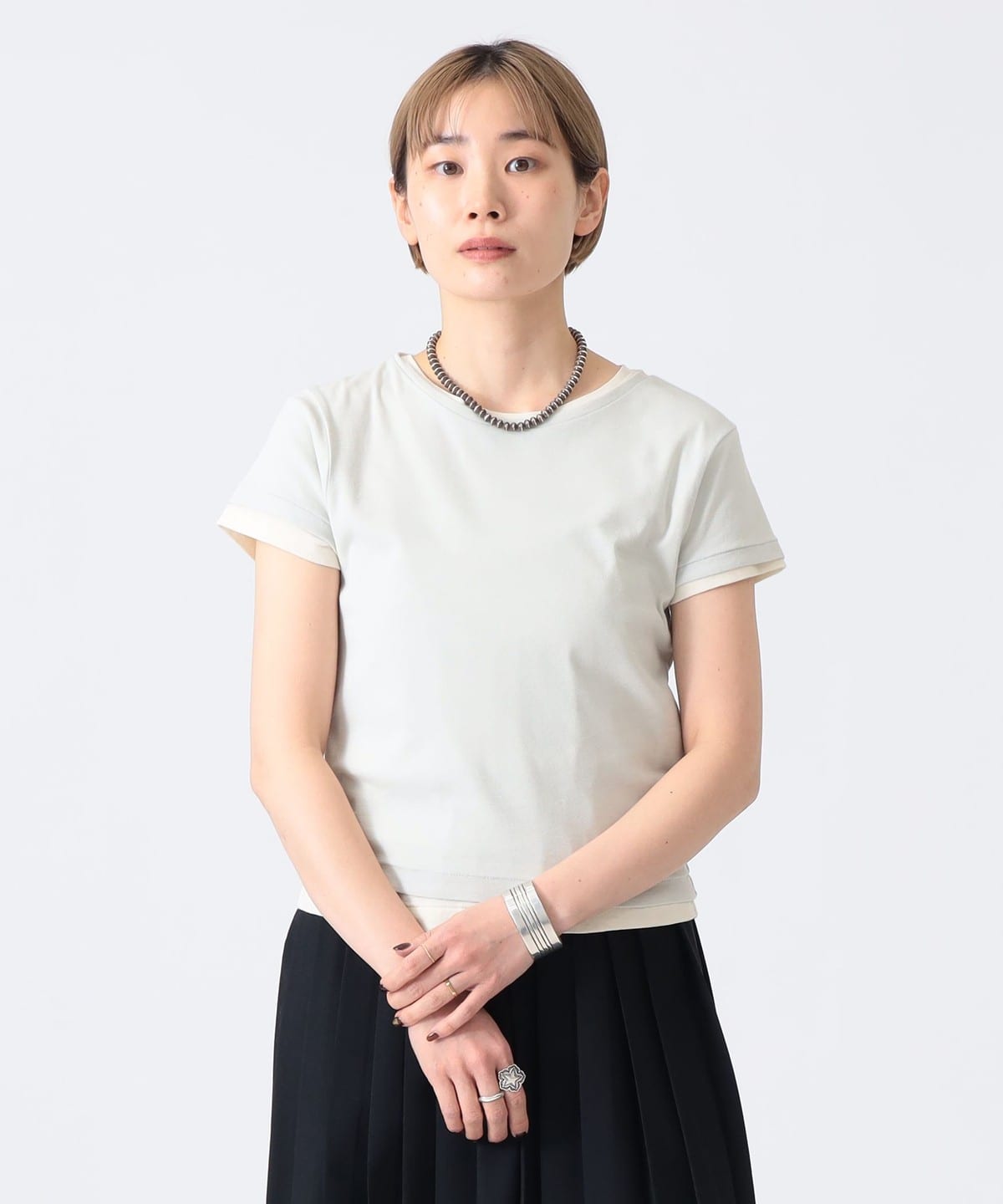 BEAMS JAPAN（ビームス ジャパン）〈WOMEN〉レイヤード Tシャツ（T