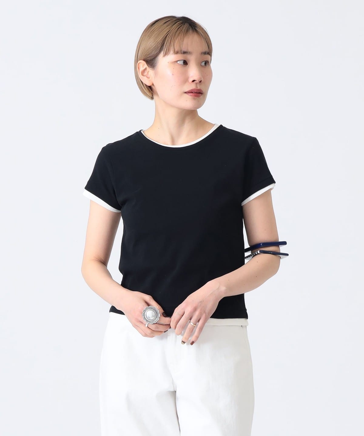 BEAMS JAPAN（ビームス ジャパン）〈WOMEN〉レイヤード Tシャツ（T