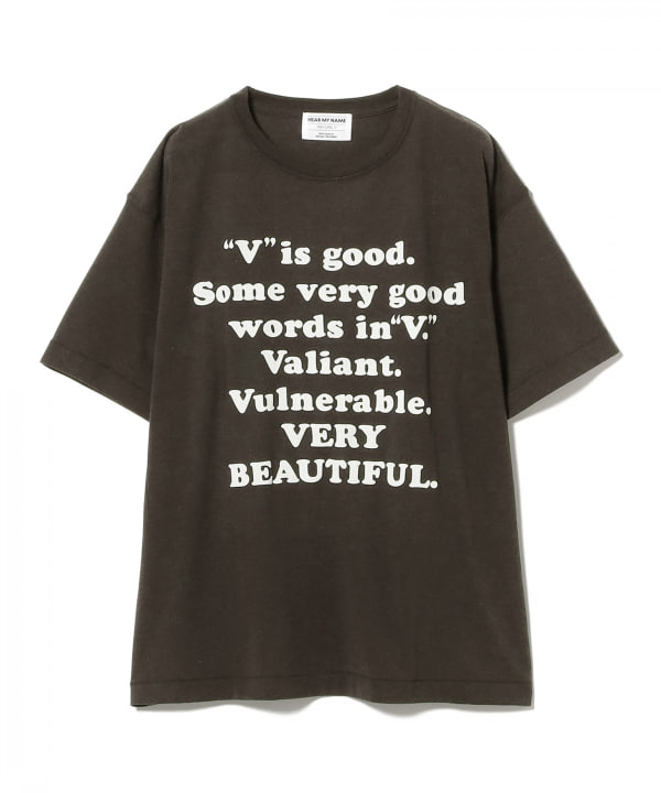 [Special order] HEAR MY NAME × maturely / Memorable Print T-shirt