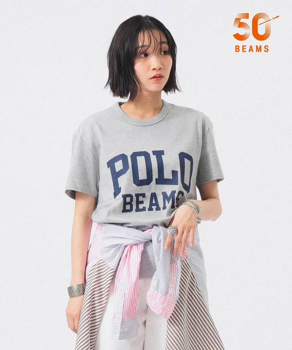 【別注】POLO RALPH LAUREN / BEAMS T-SHIRT BEAMS BOY（BEAMS BOY）[别住] POLO RALPH LAUREN / 重磅T恤（T恤/裁剪