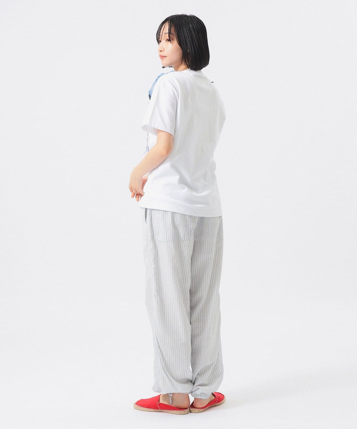BEAMS BOY（ビームス ボーイ）【別注】TORI-TO / 縦フリル Tシャツ（T