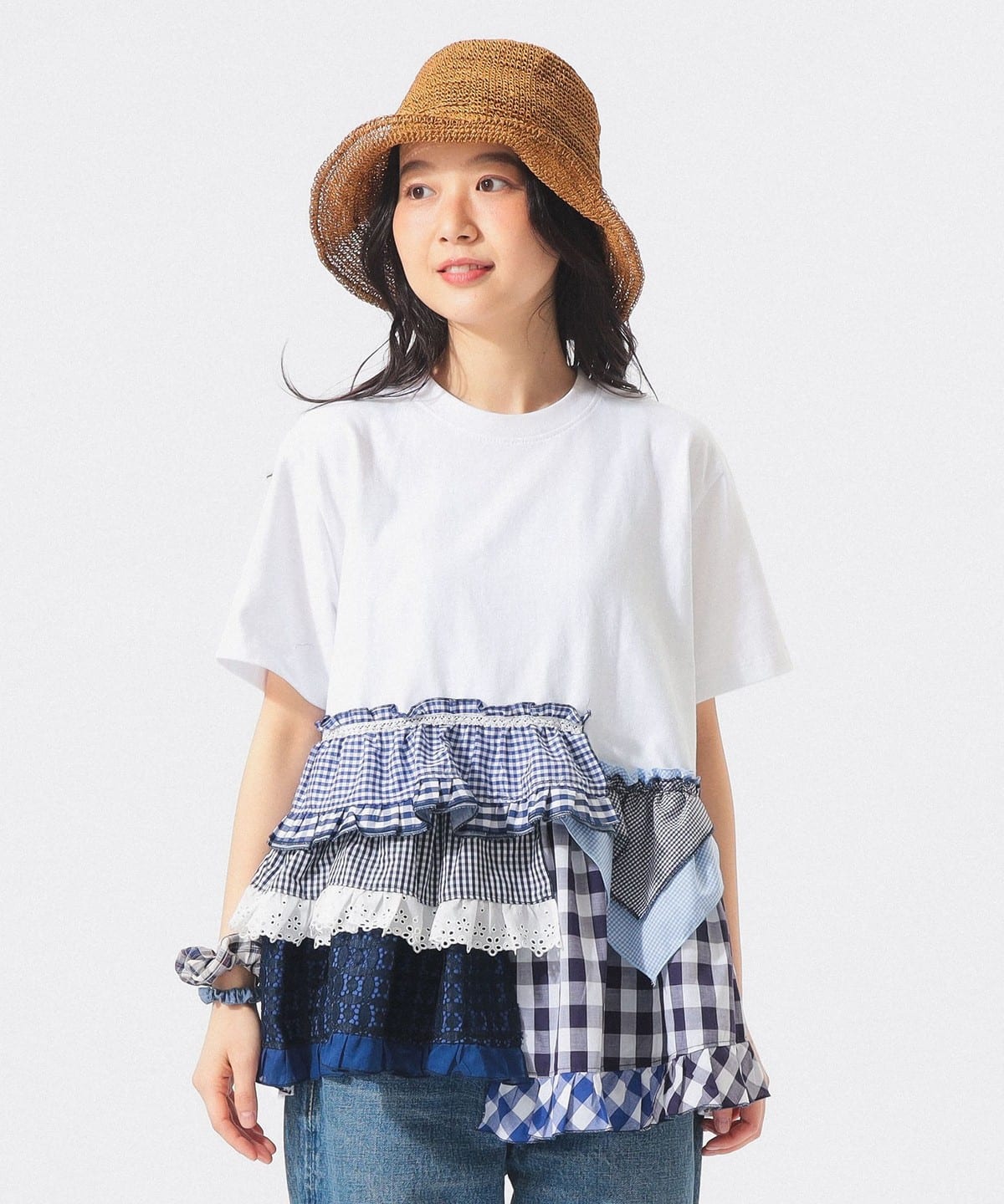BEAMS BOY（ビームス ボーイ）【別注】TORI-TO / ティアード Tシャツ