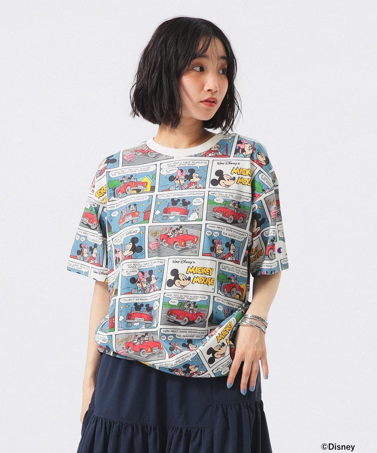 BEAMS BOY（ビームス ボーイ）【別注】Champion / ミッキーマウス