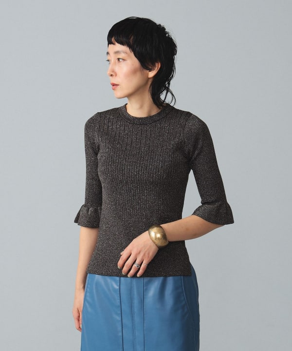 ビショップ　モリスアンドサンズ　肉厚ニット　ビームスボーイ　無印良品 BEAMS BOY（ビームス ボーイ）maturely / ハート ボレロ