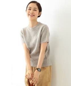 BEAMS BOY / 3.5ゲージ アルパカ ミックス クルー