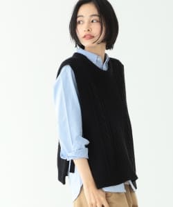 BEAMS BOY / アラン サイドリボン ベスト