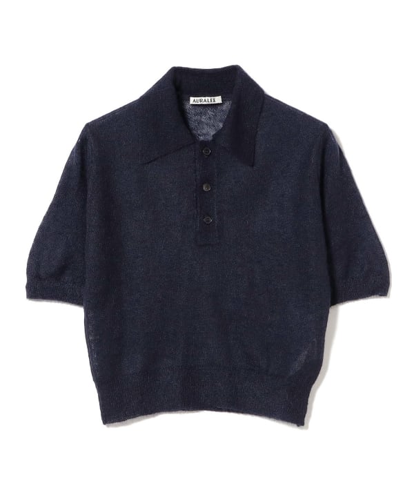 BEAMS JAPAN（ビームス ジャパン）AURALEE / KNIT POLO（シャツ