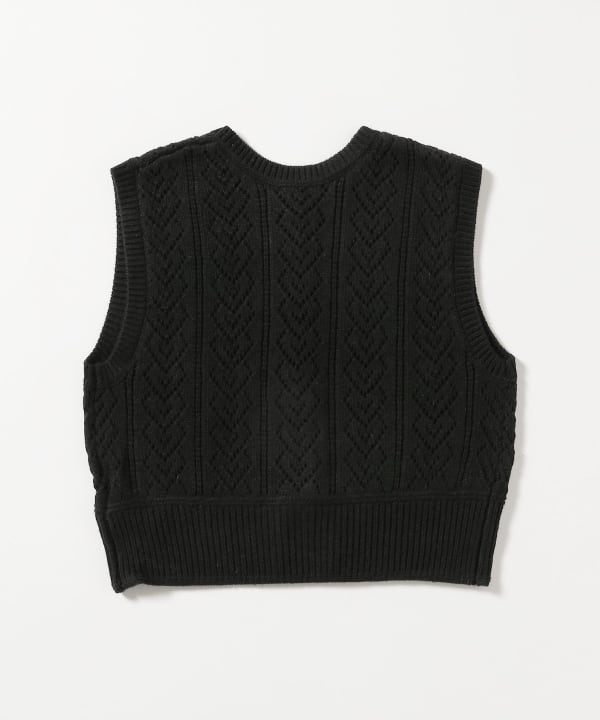 BEAMS BOY（ビームス ボーイ）レース ニット ベスト（トップス