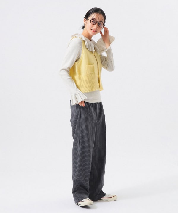 【+10%ポイントUP】チャイナ ボタン ベスト Model： H165 B80 W59 H85　Size： 1