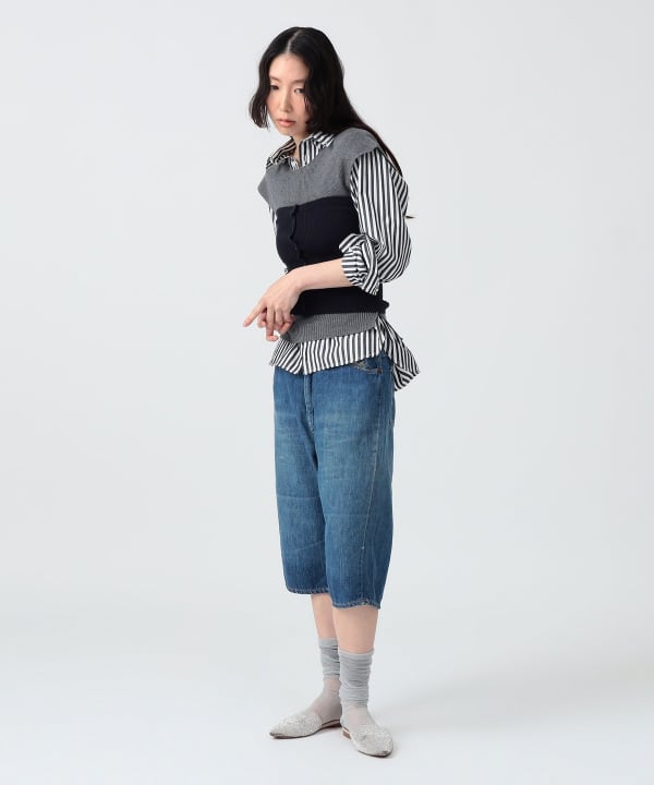 〈WOMEN〉ベスト + チューブトップ Model : H170 B83 W60 H87　Size : SIZE 1