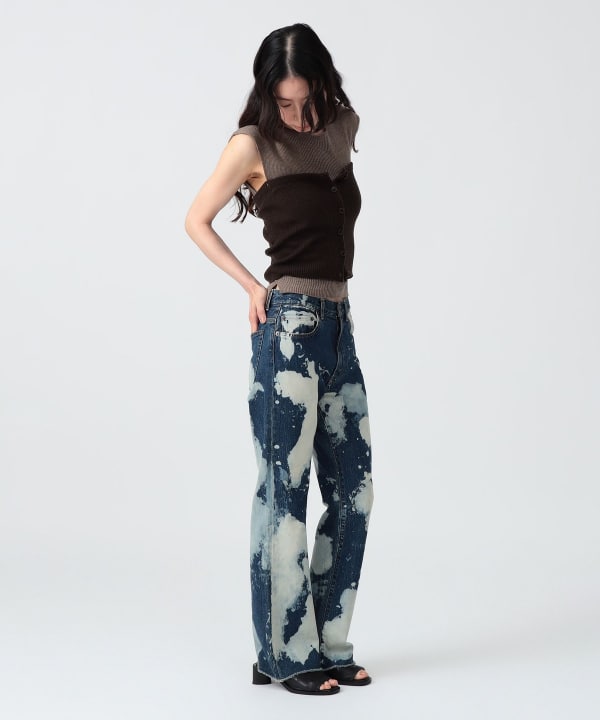 〈WOMEN〉ベスト + チューブトップ Model : H170 B83 W60 H87　Size : SIZE 1