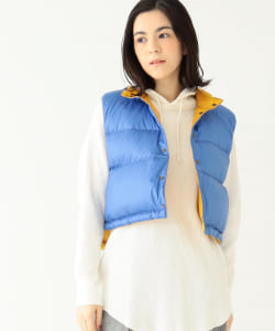 BEAMS BOY/ ナイロン リップストップ リバーシブル ダウンベスト