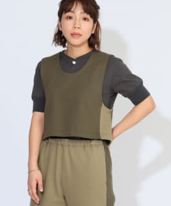 〈WOMEN〉BEAMS JAPAN / ショート ライン ベスト