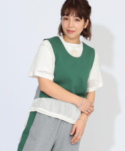 〈WOMEN〉BEAMS JAPAN / ショート ライン ベスト