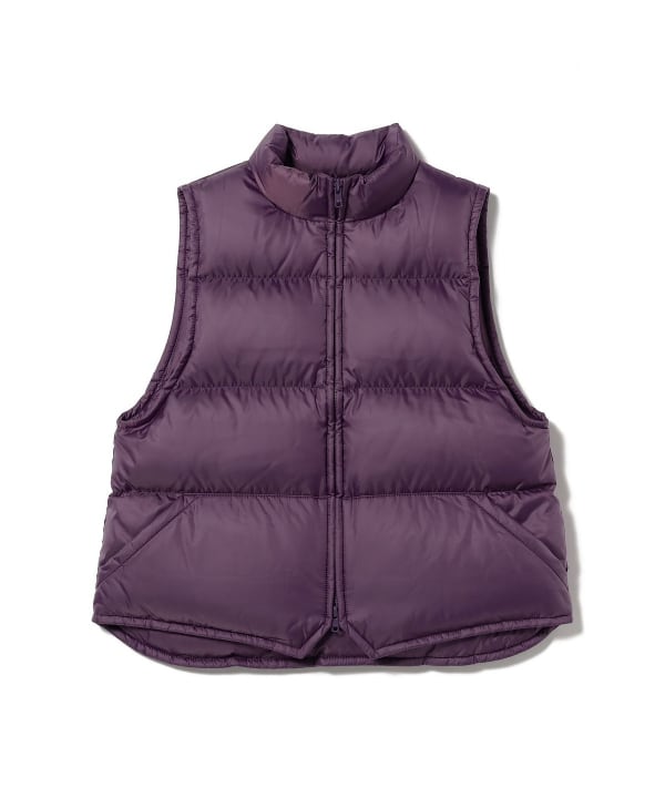 BEAMS BOY BEAMS BOY BEAMS BOY / stand collar down vest (blouson