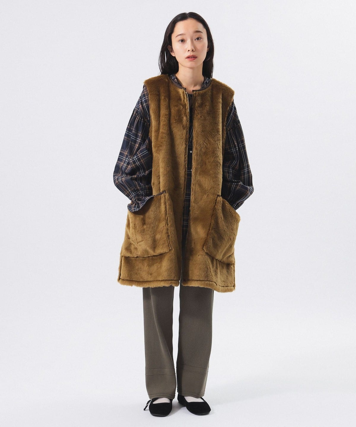 coucou【Barbour 】× BEAMS BOYLiner Vest coucou【Barbour 】× BEAMS BOYLiner Vest Barbour Polarquilt