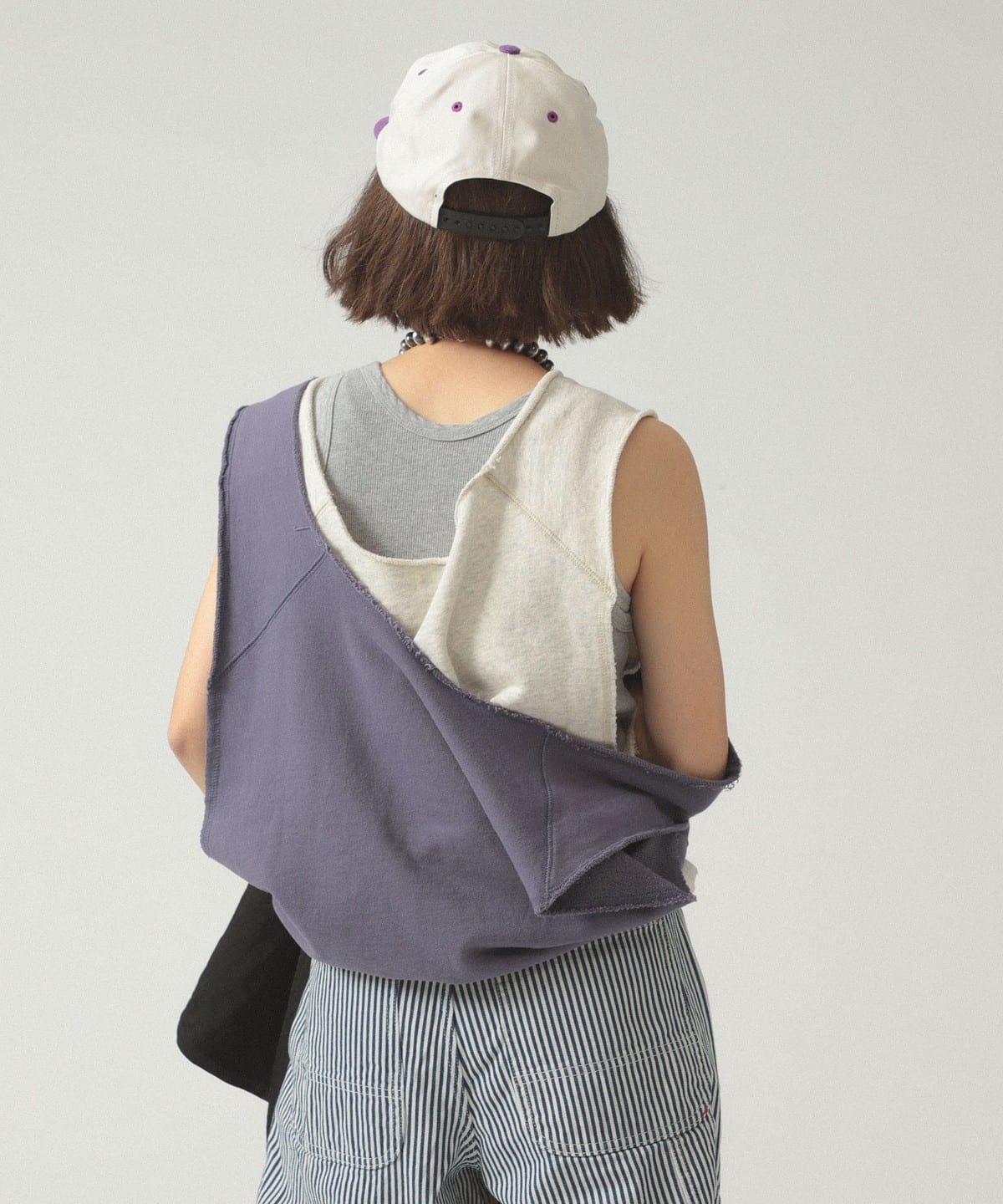 BEAMS BOY（ビームス ボーイ）カットオフ スウェット ベスト（トップス