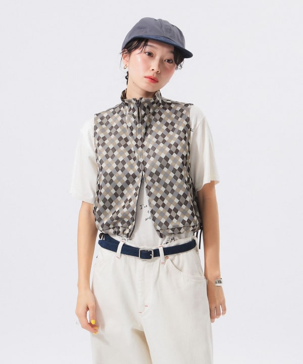 BEAMS BOY BEAMS BOY Jacquard Vest (Tops Vest) for sale | BEAMS