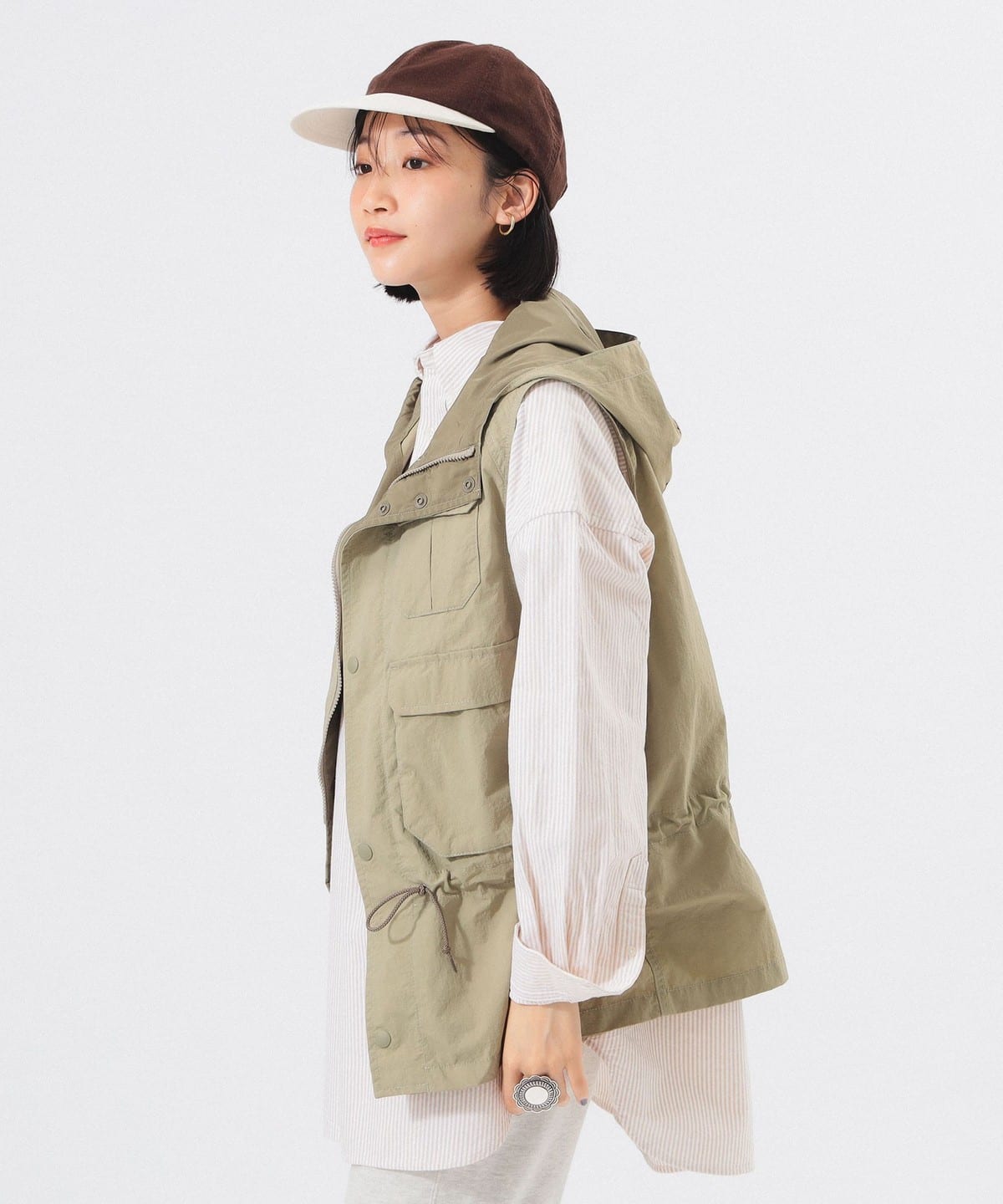 BEAMS BOY（ビームス ボーイ）マウンテン パーカー ベスト（トップス