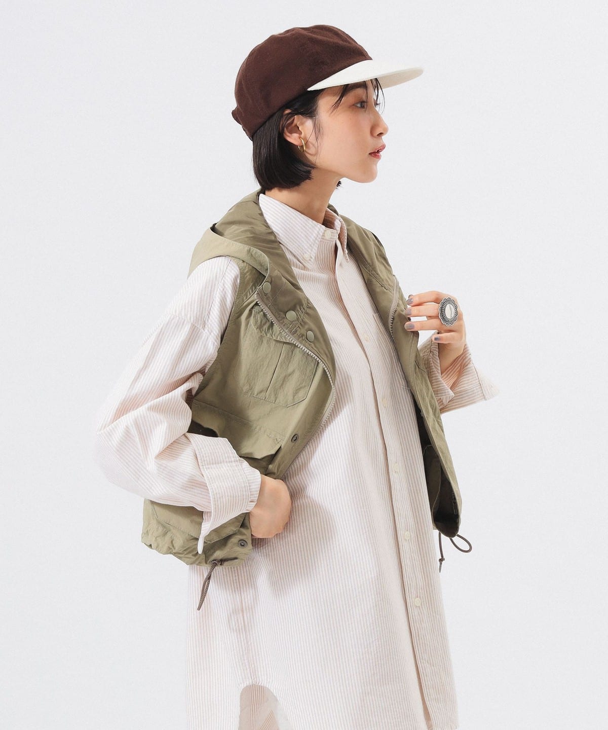 BEAMS BOY（ビームス ボーイ）マウンテン パーカー ベスト（トップス