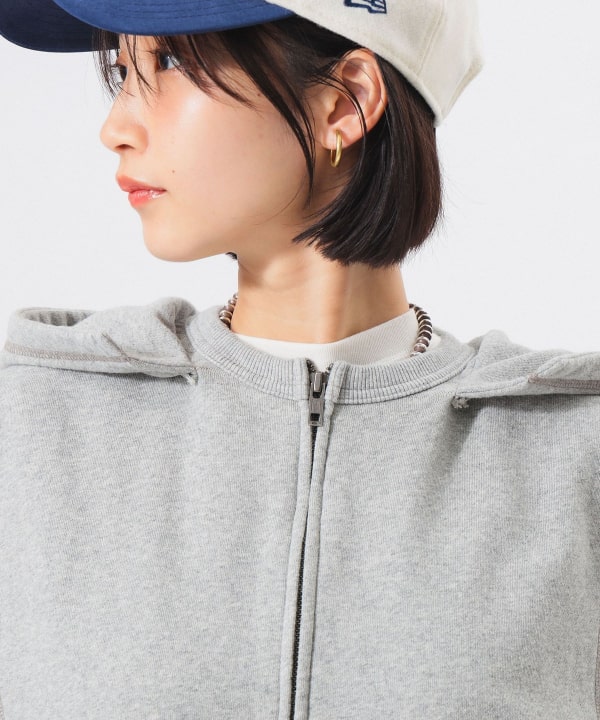 BEAMS BOY（ビームス ボーイ）スウェット フルジップ パーカー