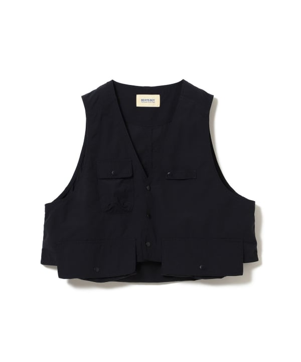 【レア価格‼️美品】BEAMSBOY フィッシングベスト BEAMS BOY（ビームス ボーイ）ナイロン フィッシング ベスト（トップス