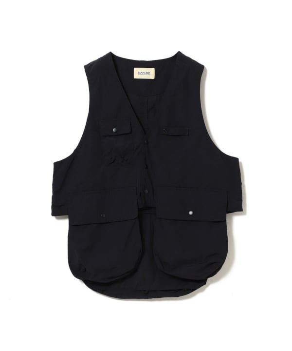 BEAMS BOY（ビームス ボーイ）ナイロン フィッシング ベスト（トップス