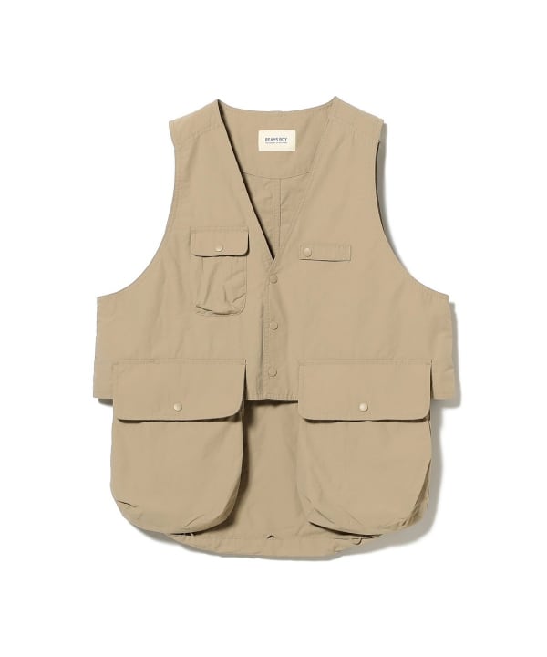 BEAMS BOY（ビームス ボーイ）ナイロン フィッシング ベスト（トップス