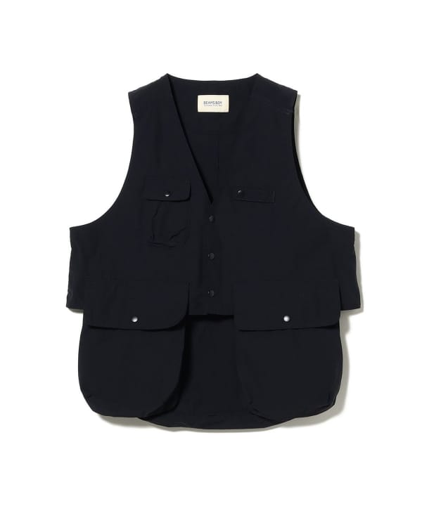 BEAMS BOY（ビームス ボーイ）ナイロン フィッシング ベスト（トップス
