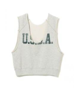 カットオフ スウェット ベスト