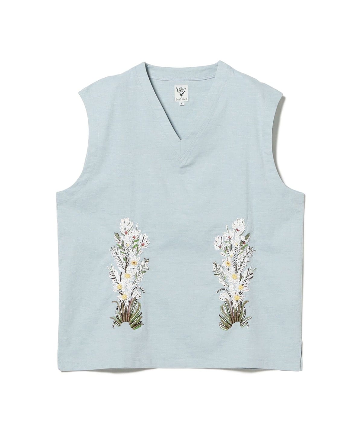 BEAMS BOY（ビームス ボーイ）SOUTH2 WEST8 / Flower Embroidery Vest