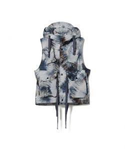 ENGINEERED GARMENTS / Field Vest Tie Dye Print Ripstop