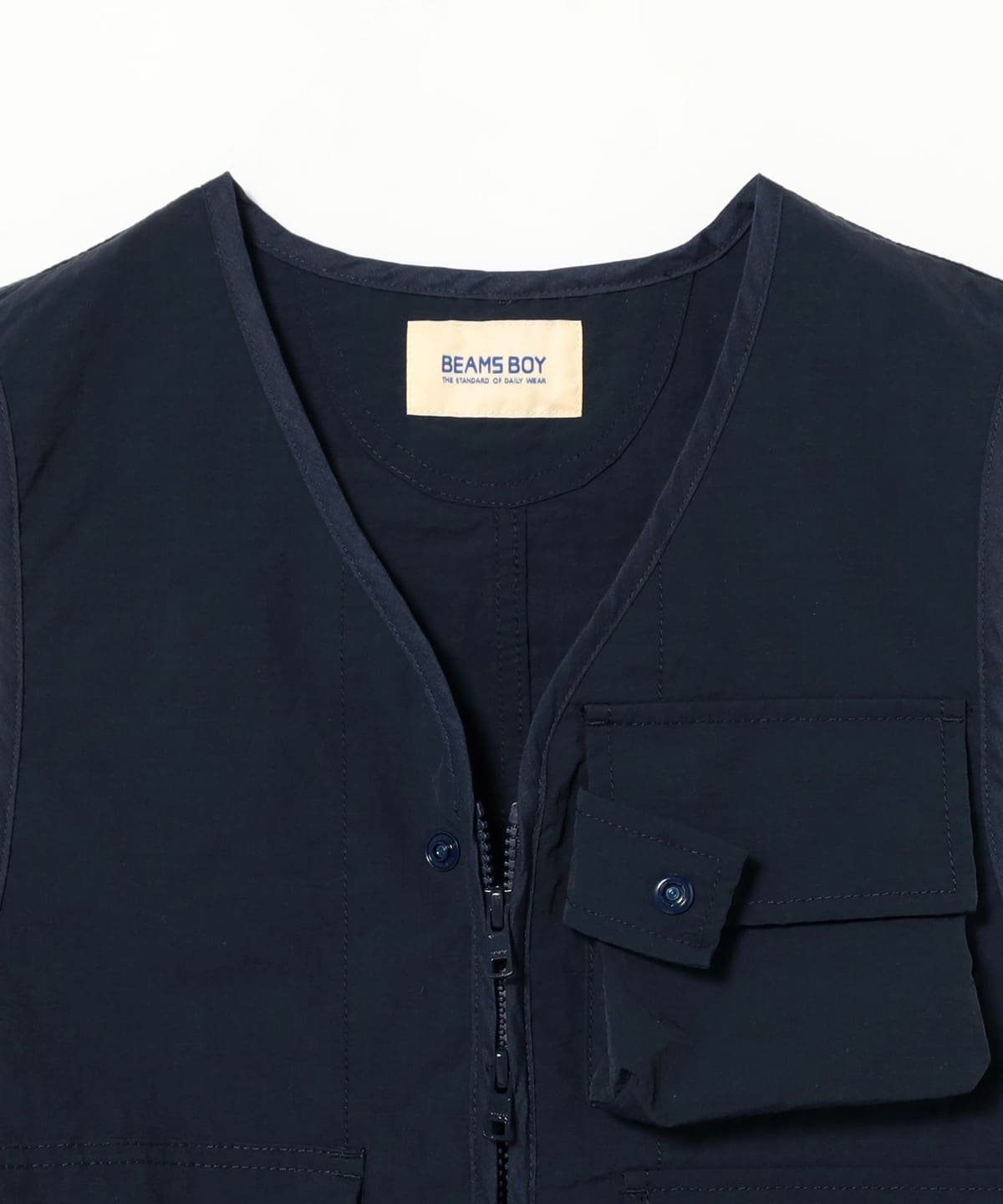 BEAMS BOY（ビームス ボーイ）US NAVY クルー ベスト（トップス ベスト