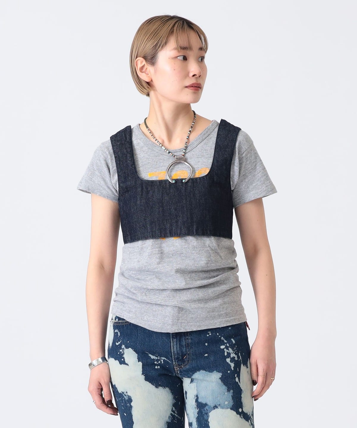   jeans 2点　ビスチェ&白ティービスチェ 13060282791_C_2.jpg