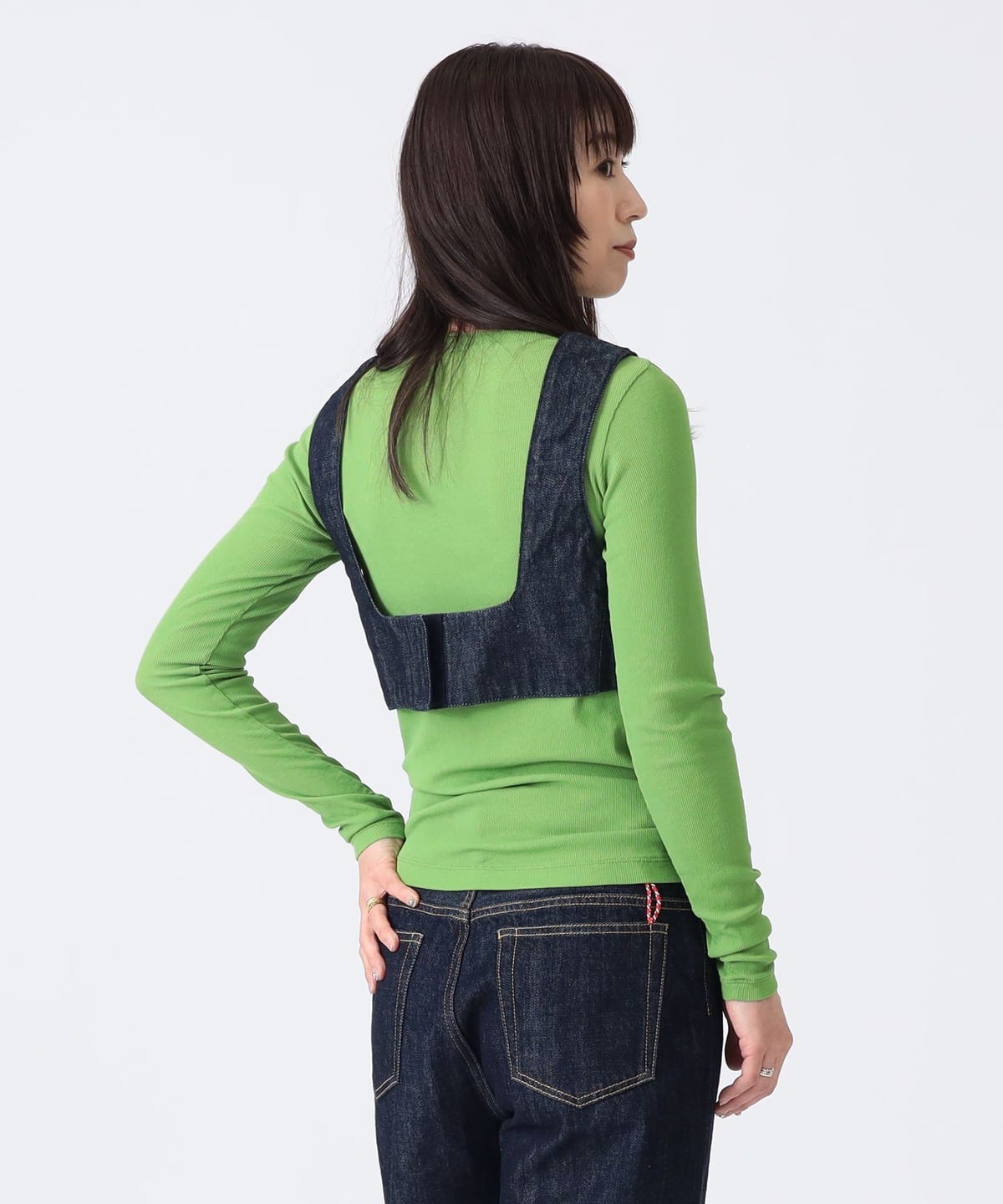BEAMS JAPAN（ビームス ジャパン）〈WOMEN〉デニム ビスチェ（トップス