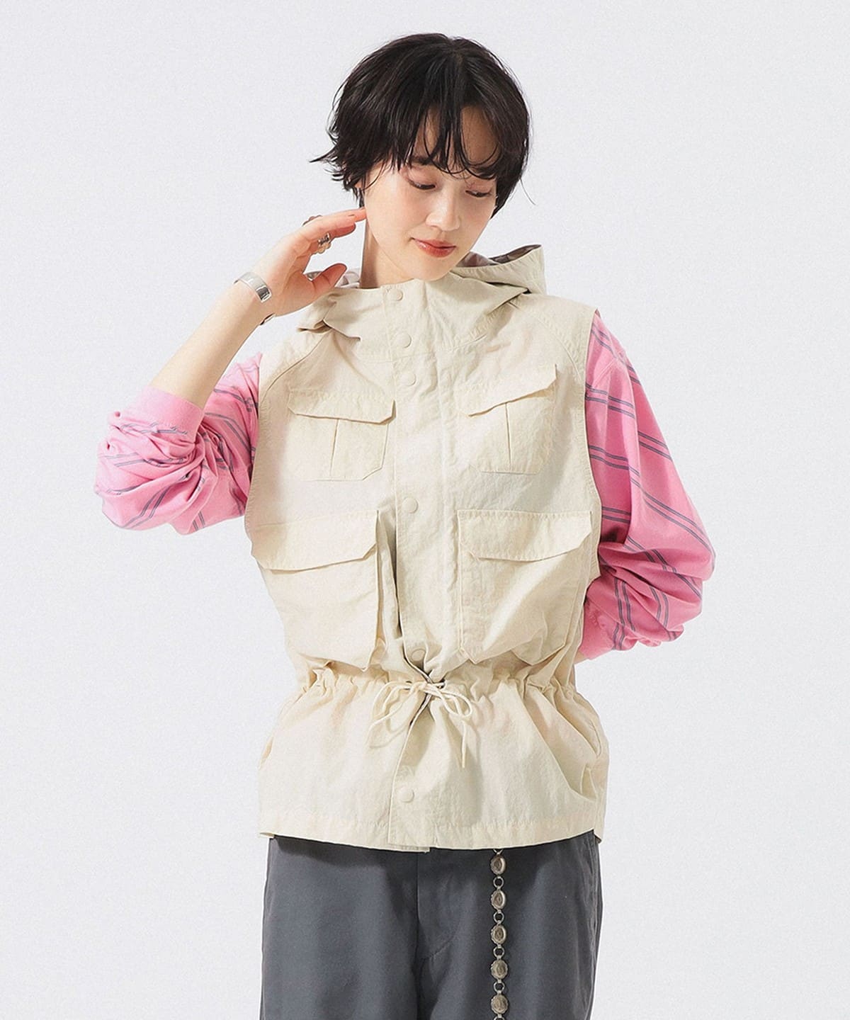 BEAMS BOY マウンテン パーカー ベスト BEAMS BOY（ビームス ボーイ）マウンテンパーカー ベスト（トップス