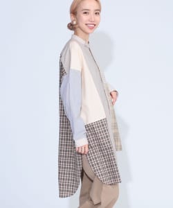 TORI-TO × BEAMS BOY / アシンメトリーシャツ