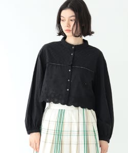 BEAMS BOY / カットワーク ショート シャツ