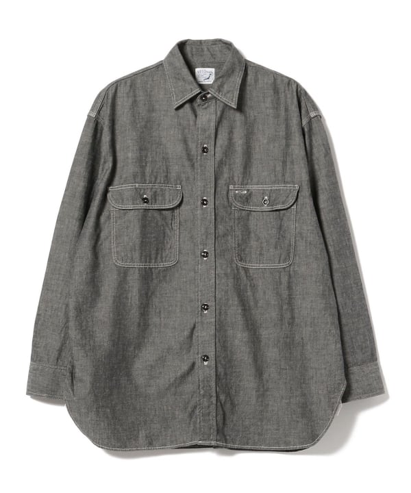 BEAMS BOY orSlow × BEAMS BOY / 別注女裝Black Chambray Shirt