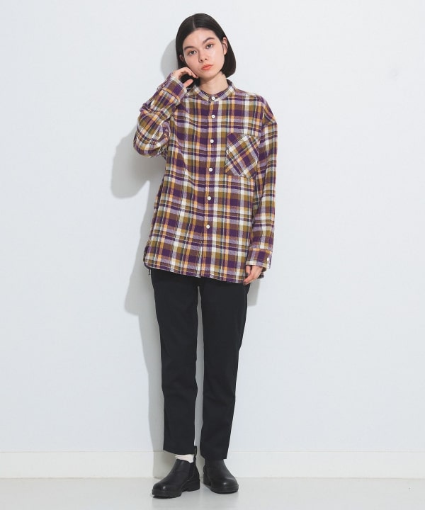 BEAMS BOY BEAMS BOY BEAMS BOY / Work check long sleeve shirt