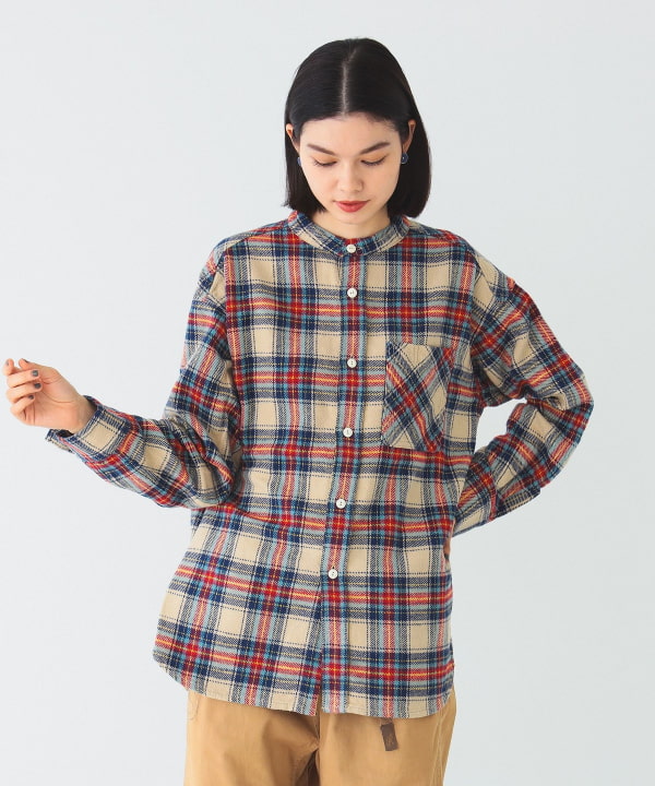 BEAMS BOY BEAMS BOY BEAMS BOY / Work check long sleeve shirt