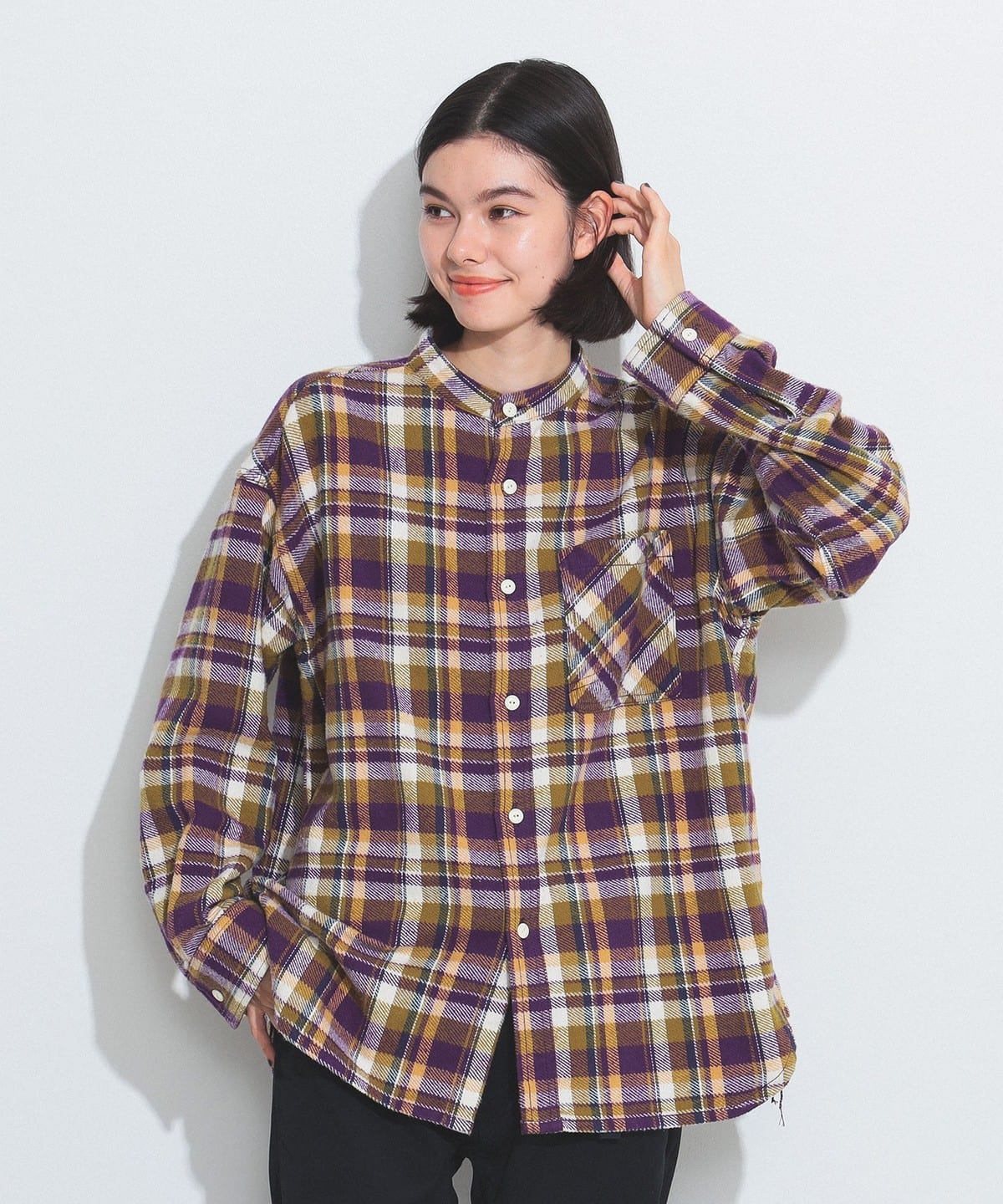 BEAMS BOY BEAMS BOY BEAMS BOY / Work check long sleeve