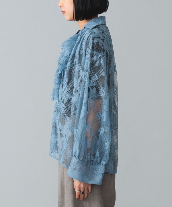 BEAMS BOY（ビームス ボーイ）【予約】maturely / Lace Ruffle Blouse