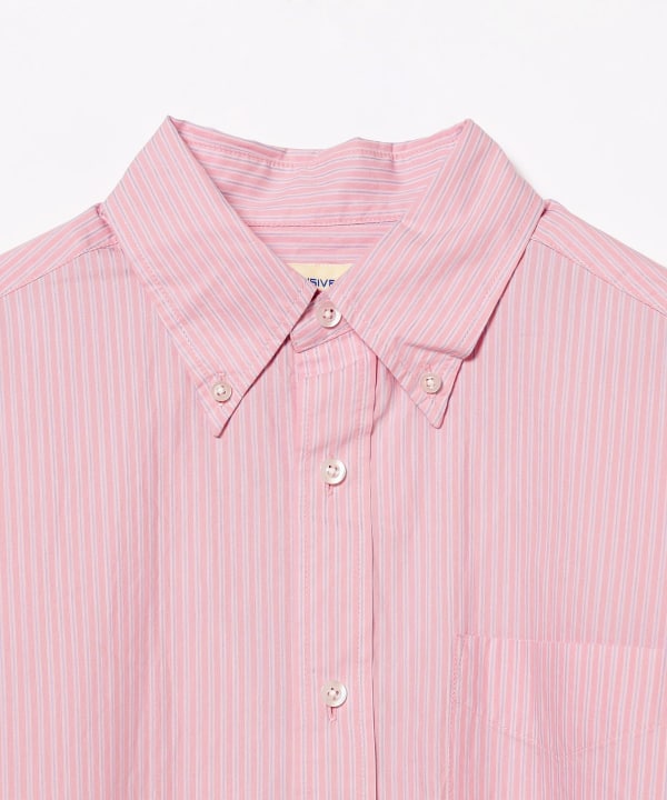 BEAMS BOY BEAMS BOY BEAMS BOY / Dobby striped big button down 