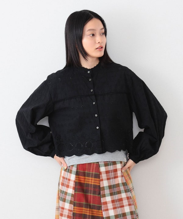 BEAMS BOY（ビームス ボーイ）カットワーク ショート シャツ（シャツ 