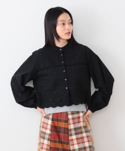 カットワーク ショート シャツ