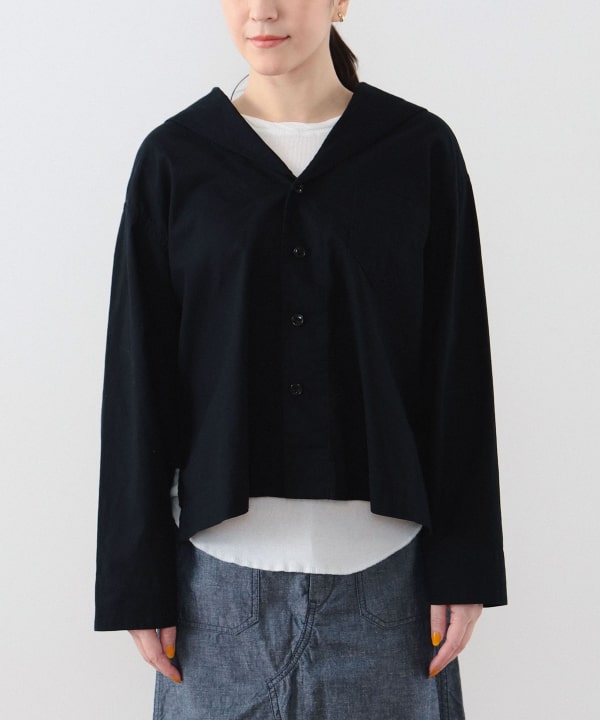 BEAMS BOY BEAMS BOY BEAMS BOY / Sailor collar long sleeve shirt