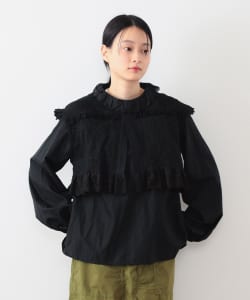 【BEAMS JAPAN限定】TORI-TO / 別注 レイヤード ブラウス