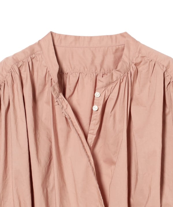 【BEAMS JAPAN】タイプライター ベルト ギャザー シャツ BEAMS JAPAN】タイプライター ベルト ギャザー シャツ