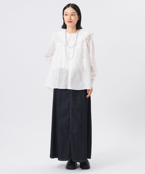 BEAMS BOY（ビームスボーイ）の「TORI-TO × BEAMS BOY / デタッチ チュニック（シャツ/ブラウス）」 - WEAR